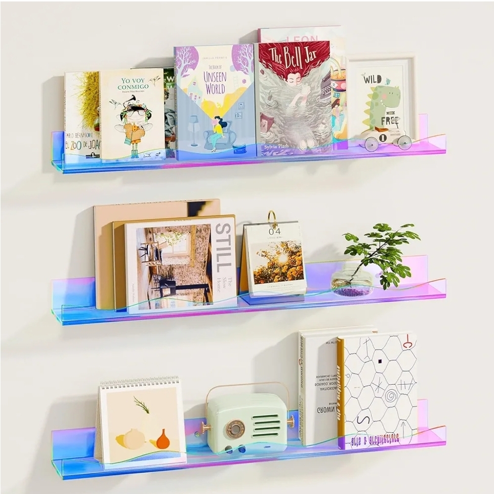 Acrylic Wall Shelves - Multicolor
